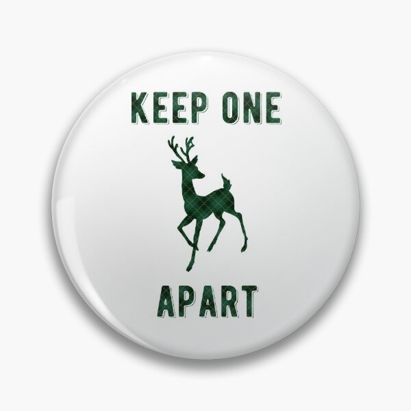 Item preview, Keep One Reindeer Apart Christmas Social Distancing Quote Design designed and sold by AritraSur.
