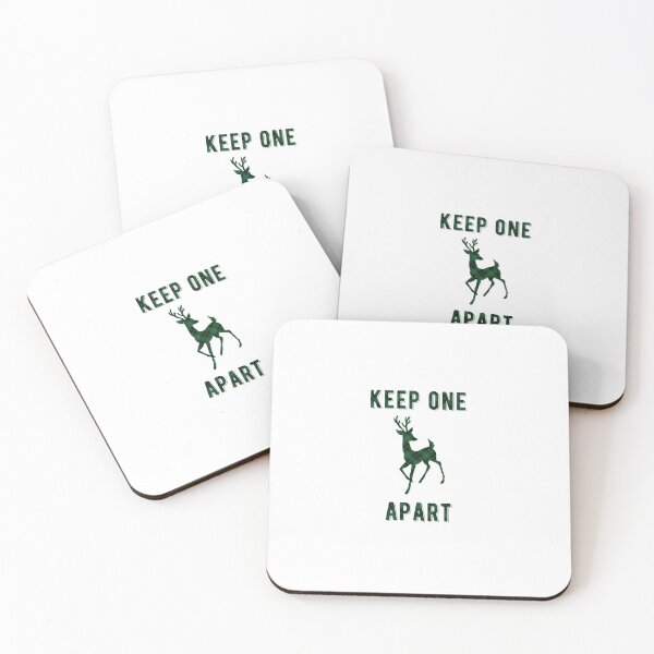 Item preview, Keep One Reindeer Apart Christmas Social Distancing Quote Design designed and sold by AritraSur.