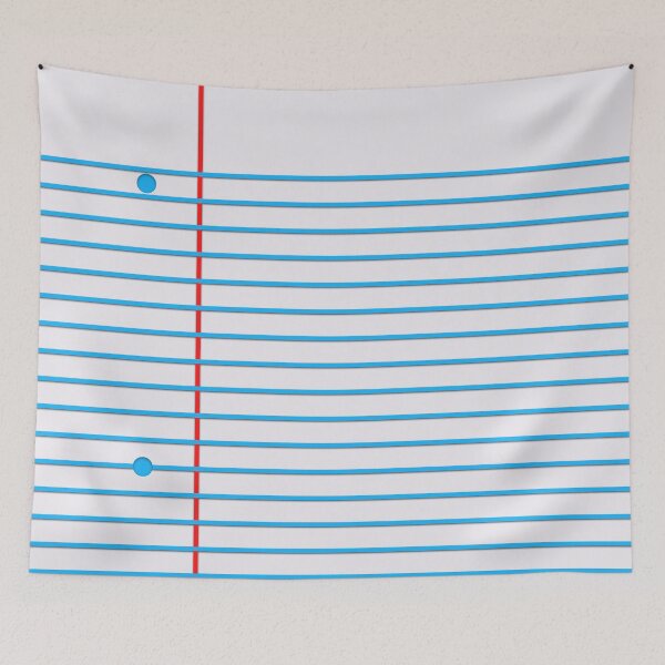 Item preview, Loose Leaf Lined Paper Dropshadow Vector Pattern designed and sold by patternsoup.