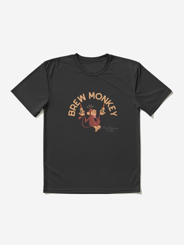 Microbrewery, Brew Monkey, Seattle Active T-Shirt for Sale by wordmonkey