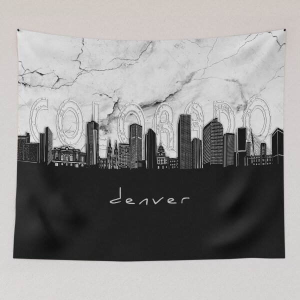 Item preview, denver skyline marble designed and sold by BekimART2.