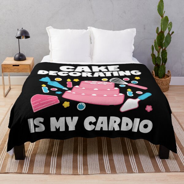 Item preview, Funny Cake Decorating Is My Cardio graphic designed and sold by jakehughes2015.