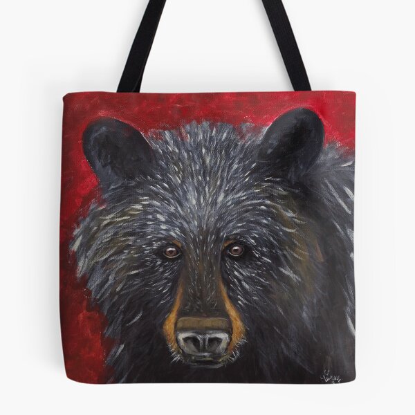 Aperçu de l'œuvre Great Smoky Mountains Black Bear Portrait créée et vendue par GrayA.