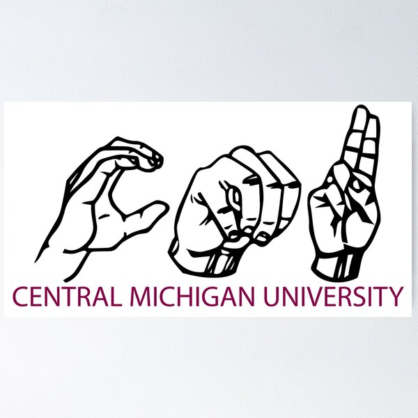 Item preview, Central Michigan University ASL designed and sold by Gwenvell.