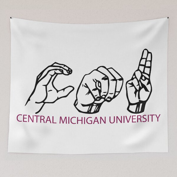 Item preview, Central Michigan University ASL designed and sold by Gwenvell.
