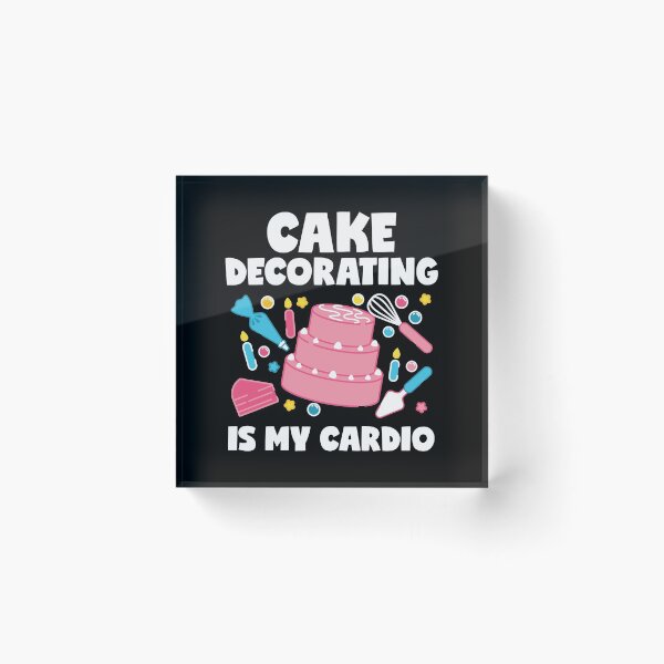 Item preview, Funny Cake Decorating Is My Cardio graphic designed and sold by jakehughes2015.