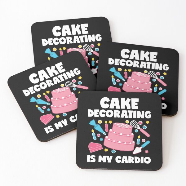 Item preview, Funny Cake Decorating Is My Cardio graphic designed and sold by jakehughes2015.