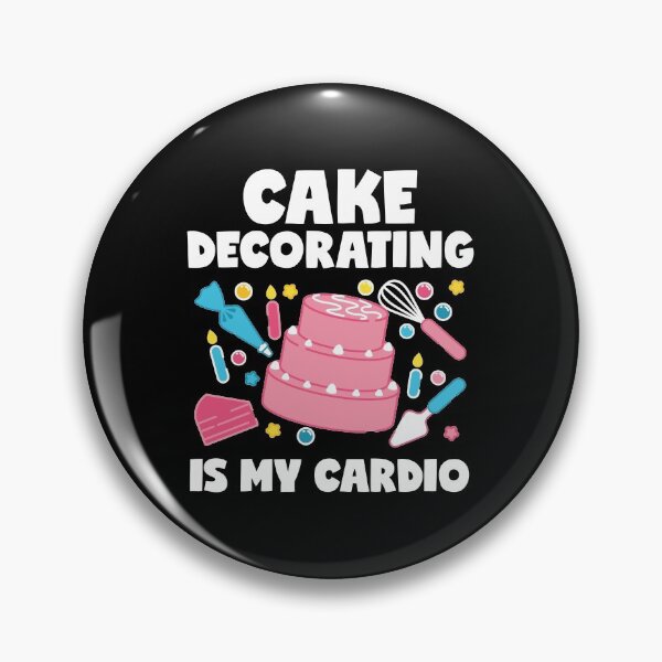 Item preview, Funny Cake Decorating Is My Cardio graphic designed and sold by jakehughes2015.