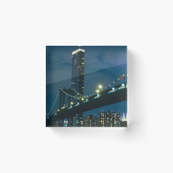 Item preview, Manhattan Bridge at Night designed and sold by DonnaMariePhoto.
