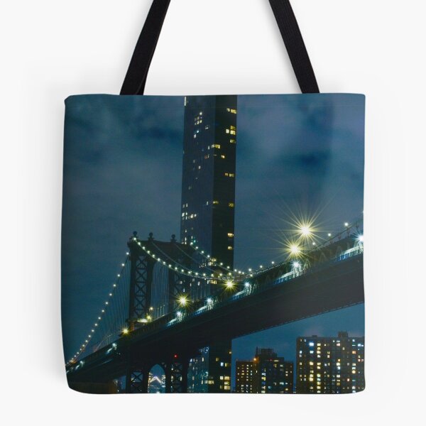 Item preview, Manhattan Bridge at Night designed and sold by DonnaMariePhoto.