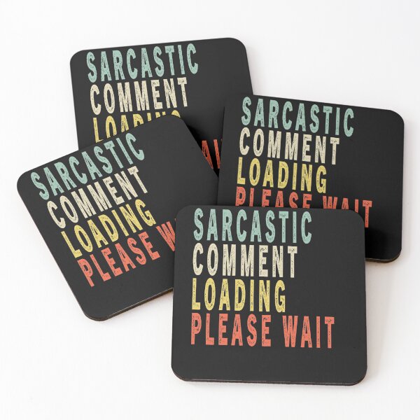 Item preview, Sarcastic Comment Loading Please Wait Retro Vintage Funny designed and sold by Sarah38.