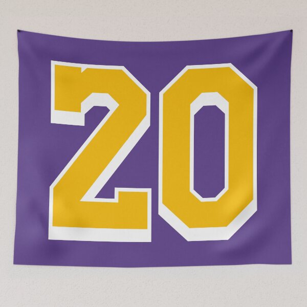 Item preview, 20 Yellow Number Twenty Purple Basketball Jersey designed and sold by elhefe.