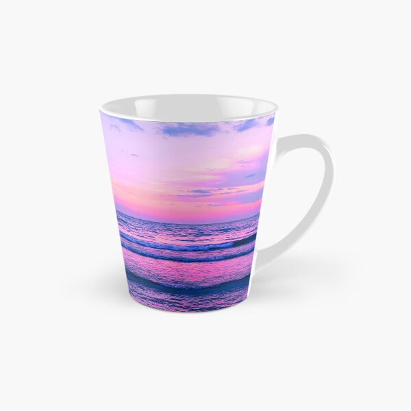 Item preview, Ocean Pink Blue Waves Sunset designed and sold by Schmohawk72.