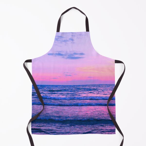 Item preview, Ocean Pink Blue Waves Sunset designed and sold by Schmohawk72.