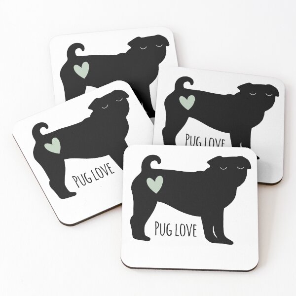 Item preview, Cute Pug Love designed and sold by maliorao.