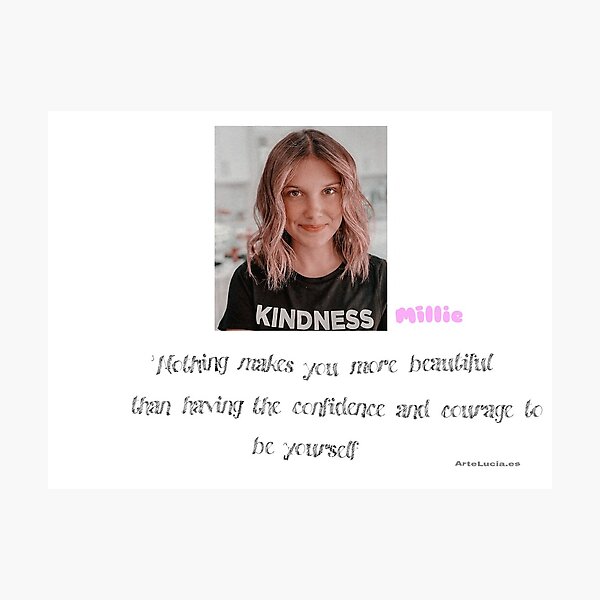 Item preview, Millie Bobby Brown designed and sold by ArteLucia.