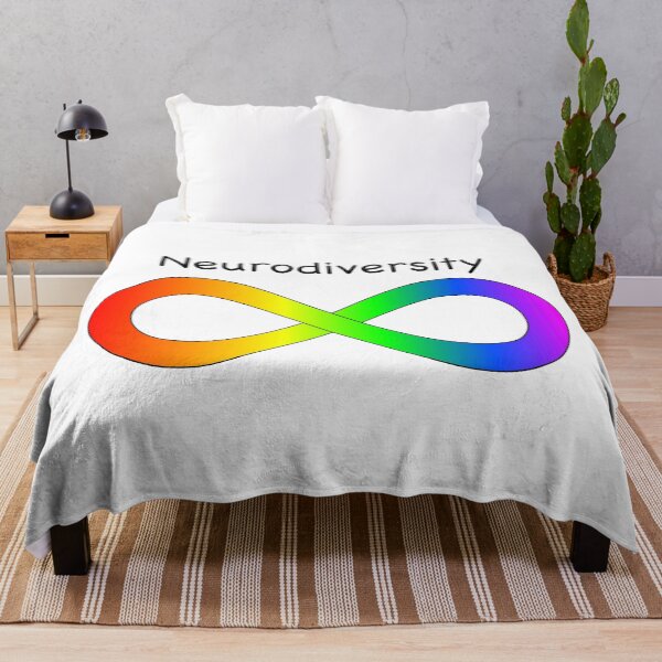 Item preview, Rainbow Neurodiversity Infinity designed and sold by emilyrosew1.