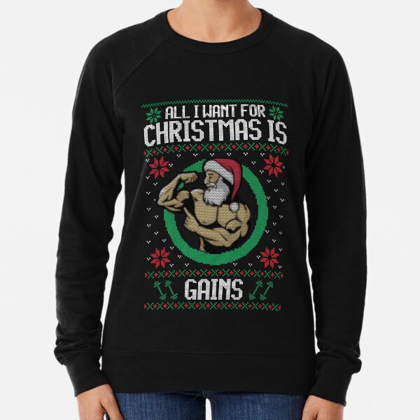 Gym christmas sweaters shop