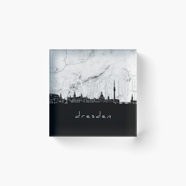 Item preview, dresden skyline marble designed and sold by BekimART2.