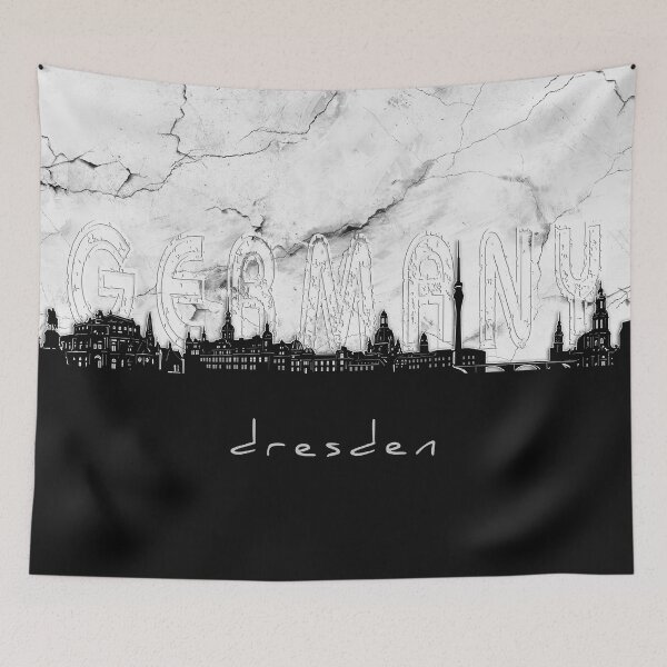 Item preview, dresden skyline marble designed and sold by BekimART2.