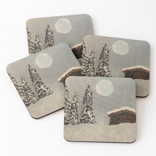 Item preview, Snowy Evening designed and sold by elliartstudio.