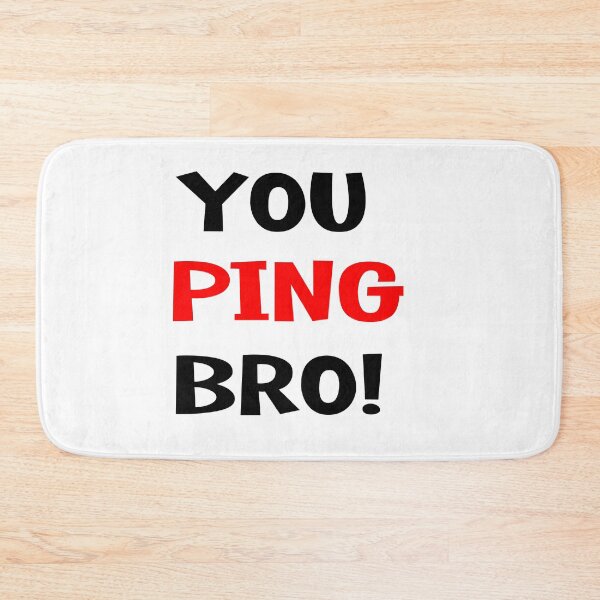 Item preview, You ping bro ! Graphic Tee Women T-shirt Tumblr Clothing Hipster Shirts Screen Print Funny T Shirts for Teens Teenager Gift for her designed and sold by Noui Barka.