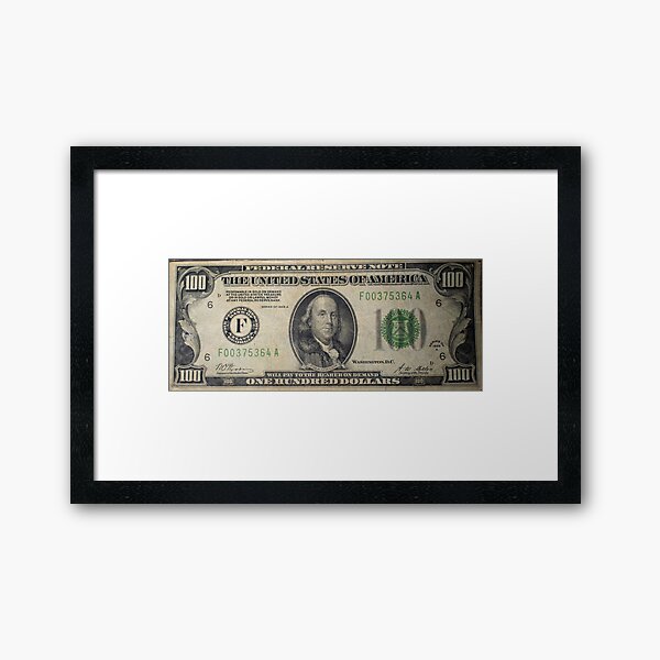 100 Dollar Bill - Money Art Board Print for Sale by rocklanone