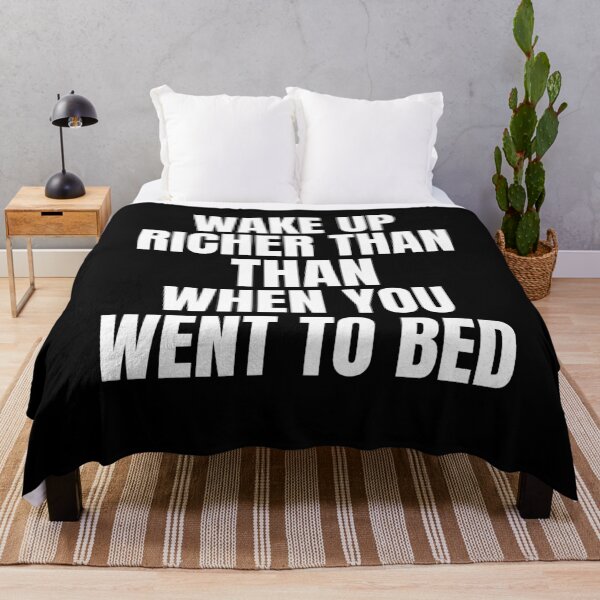 Item preview, Wake Up Richer Than When You Went To Bed Passive Income designed and sold by OldCamp.