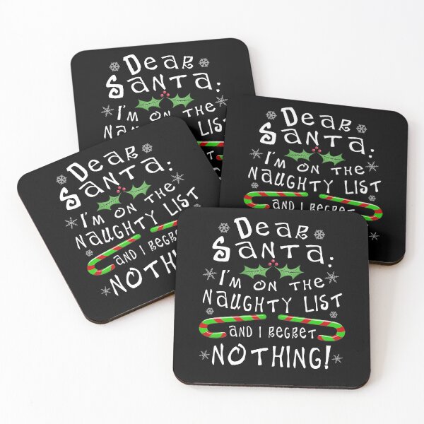 Item preview, On The Naughty List And I Regret Nothing Funny Christmas designed and sold by T-minus.