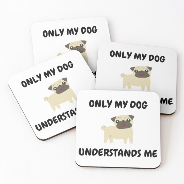 Item preview, Only My Dog Understands Me designed and sold by LuckyKermit.