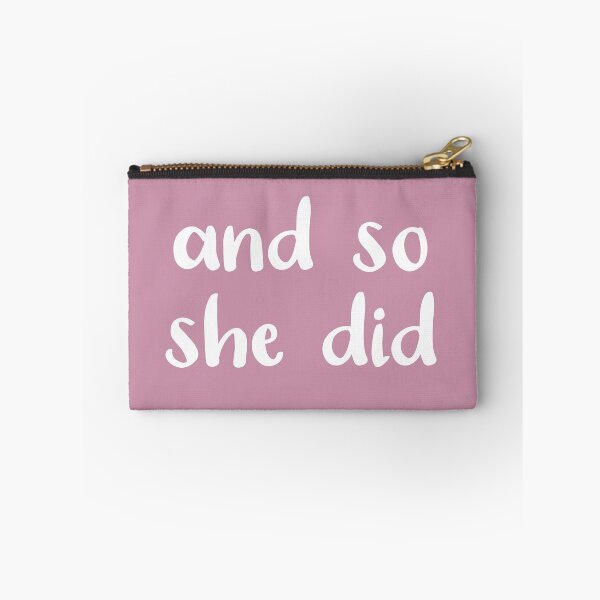 Item preview, And So She Did (on Pastel Dusty Pink) designed and sold by Whoopsidoodle.