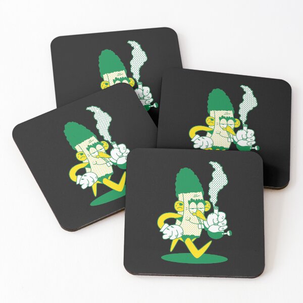 Item preview, Stoner Green Cartoon Buzzed Nug designed and sold by Mustard Prophet.