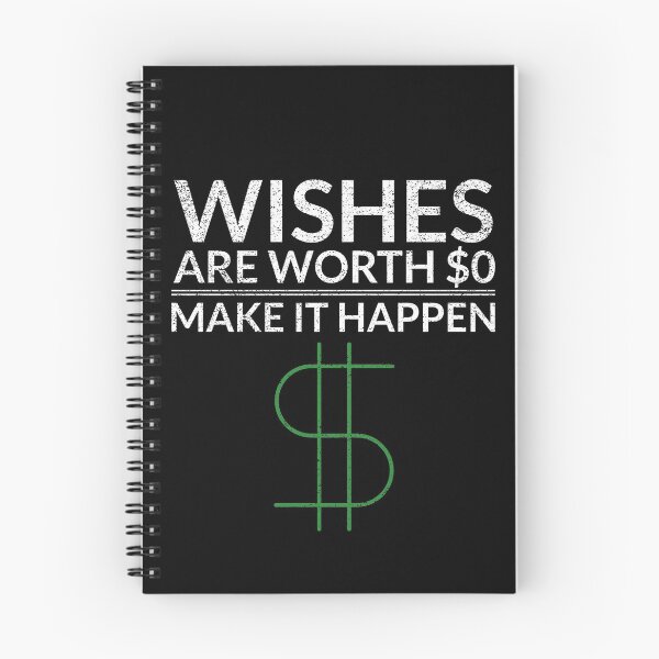 Item preview, Wishes Are Worth $0, Make It Happen Passive Income designed and sold by OldCamp.