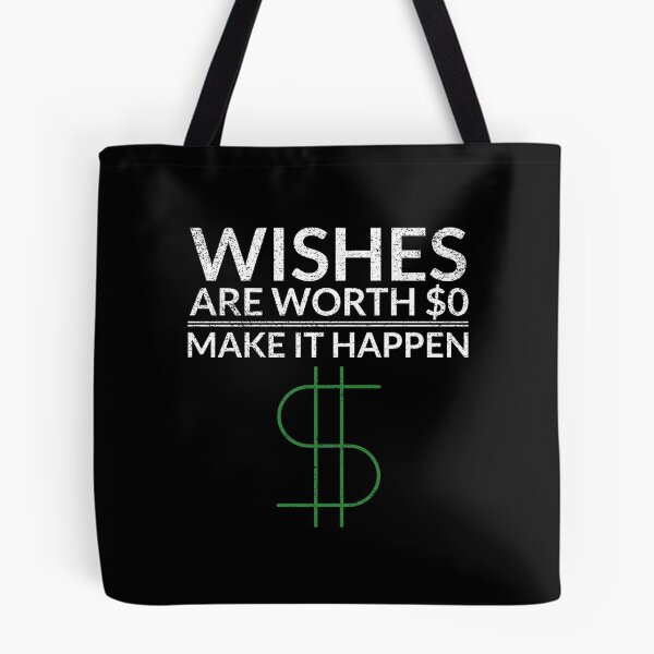 Item preview, Wishes Are Worth $0, Make It Happen Passive Income designed and sold by OldCamp.