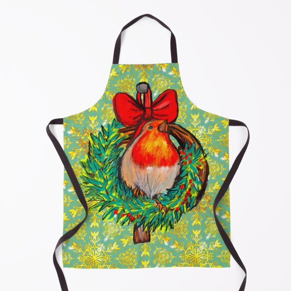 Item preview, Robin Singing in the wreath. designed and sold by Lubellebubble20.