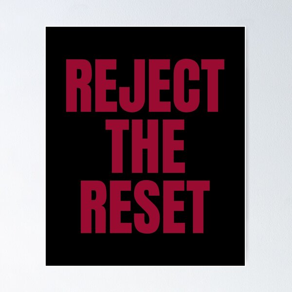 Item preview, Reject the Great Reset 2020 | Resist the Reset | NWO | Global Agenda designed and sold by IdeaPangea.