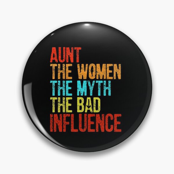 Item preview, Funny Vintage Aunt The Woman The Myth The Bad Influence For aunt birthday  designed and sold by ZETTIF ⭐⭐⭐⭐⭐.