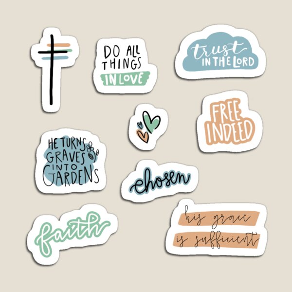 Item preview, Christian Sticker Pack designed and sold by Saige Potter.
