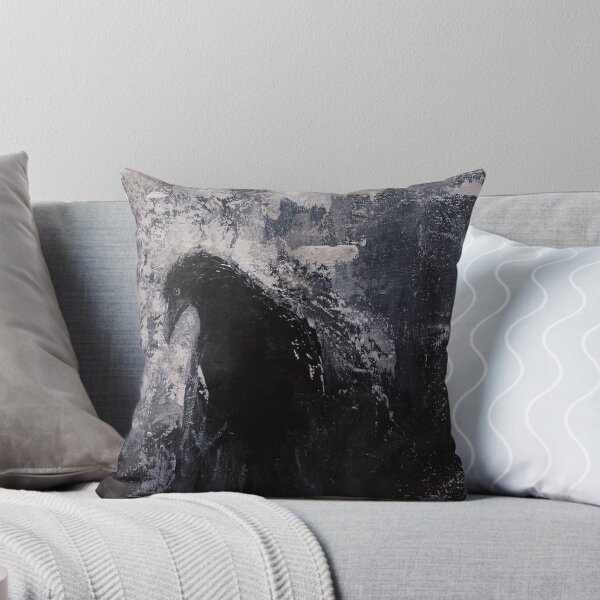 Item preview, Original Gothic Crow Raven Painting  designed and sold by GrayA.