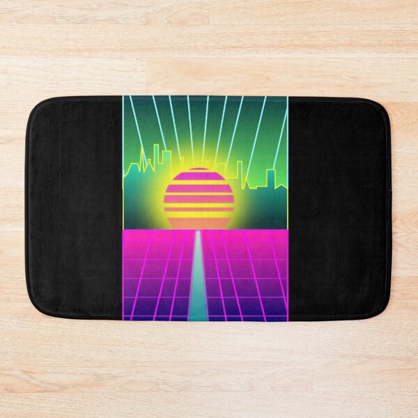 Item preview, Retro 80s synthwave city designed and sold by Logan81.