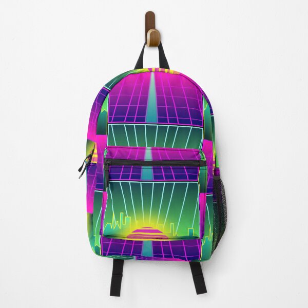 Item preview, Retro 80s synthwave city designed and sold by Logan81.