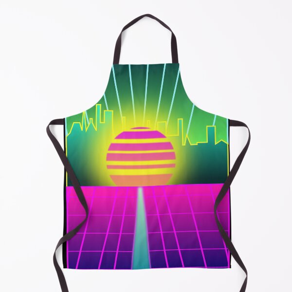 Item preview, Retro 80s synthwave city designed and sold by Logan81.