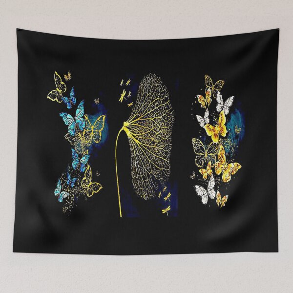 Item preview, BUTTERFLIES and DRAGONFLIES Abstract print designed and sold by posterbobs.
