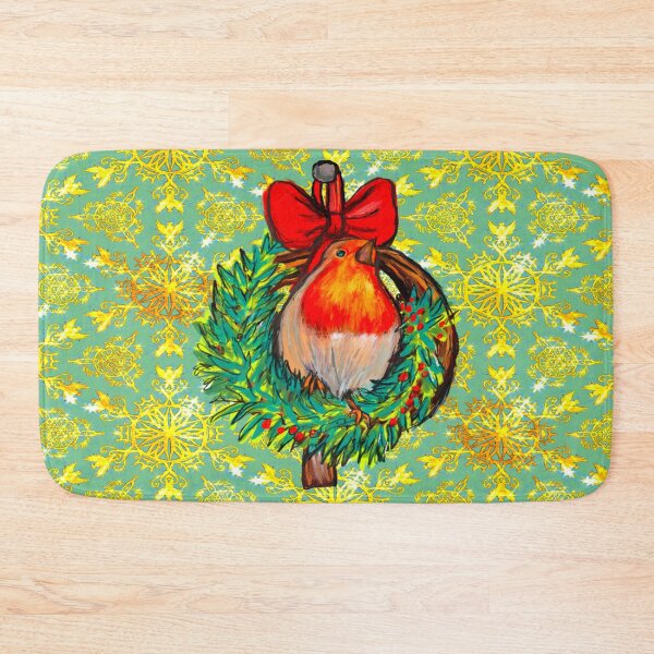 Item preview, Robin Singing in the wreath. designed and sold by Lubellebubble20.