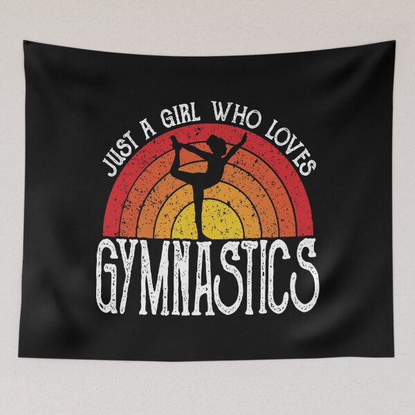 Item preview, Just A Girl Who Loves Gymnastics T-Shirt designed and sold by BlackDodo.