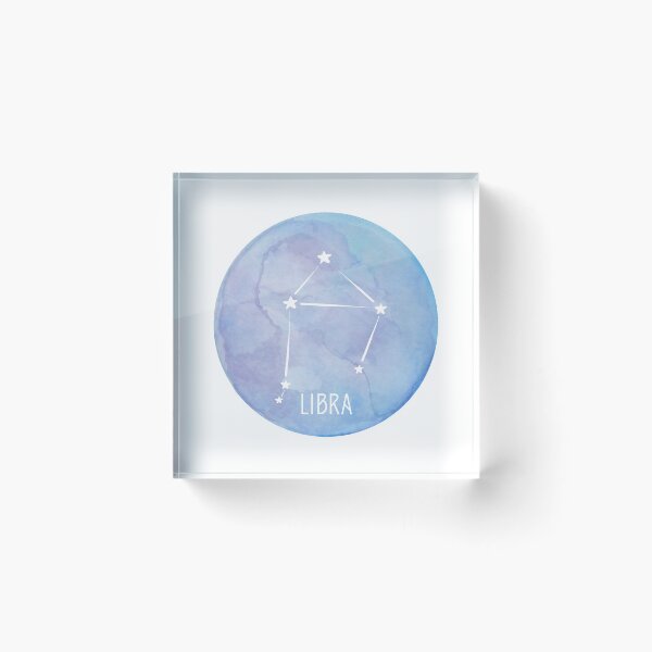 Item preview, Libra Watercolor Constellation designed and sold by leccesedesigns.