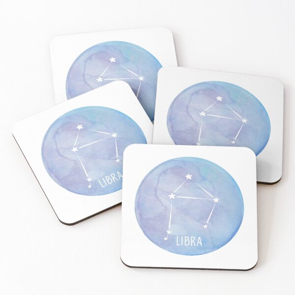 Item preview, Libra Watercolor Constellation designed and sold by leccesedesigns.