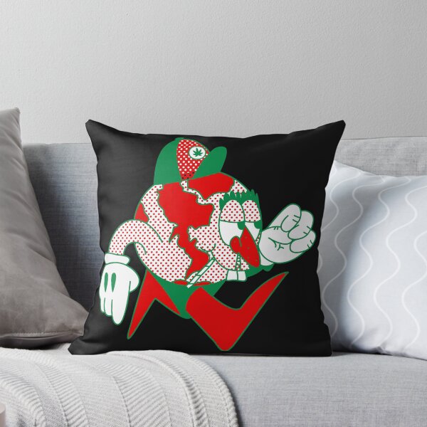Item preview, Stoner Red Cartoon Buzzed Earth designed and sold by Mustard Prophet.