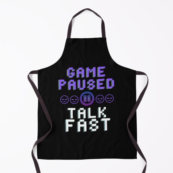 Item preview, Game Paused Talk Fast - Funny Gamer Design designed and sold by Adonalyn.