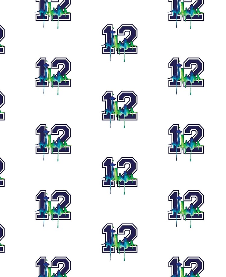 Seahawks 12th Man Art-Olechka Design